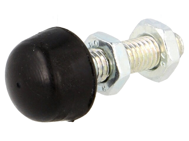 Aandrukschroef; Schroefdr: M6; D.voet: 12mm; Soort bit: afgeronde Aandrukschroef; Schroefdr: M6; D.voet: 12mm; Soort bit: afgeronde